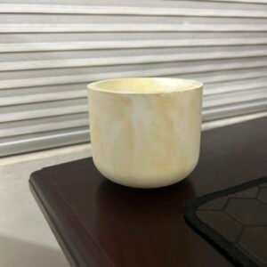 Planter Pot 3.5” Yellow Marble